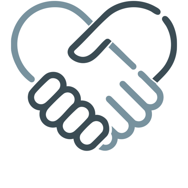 Piktogramm Vertrauen Vertrauen ist die Basis unserer Zusammenarbeit. Wir setzen auf Integrität und Verlässlichkeit, um eine starke und vertrauensvolle Beziehung zu unseren Kunden aufzubauen.