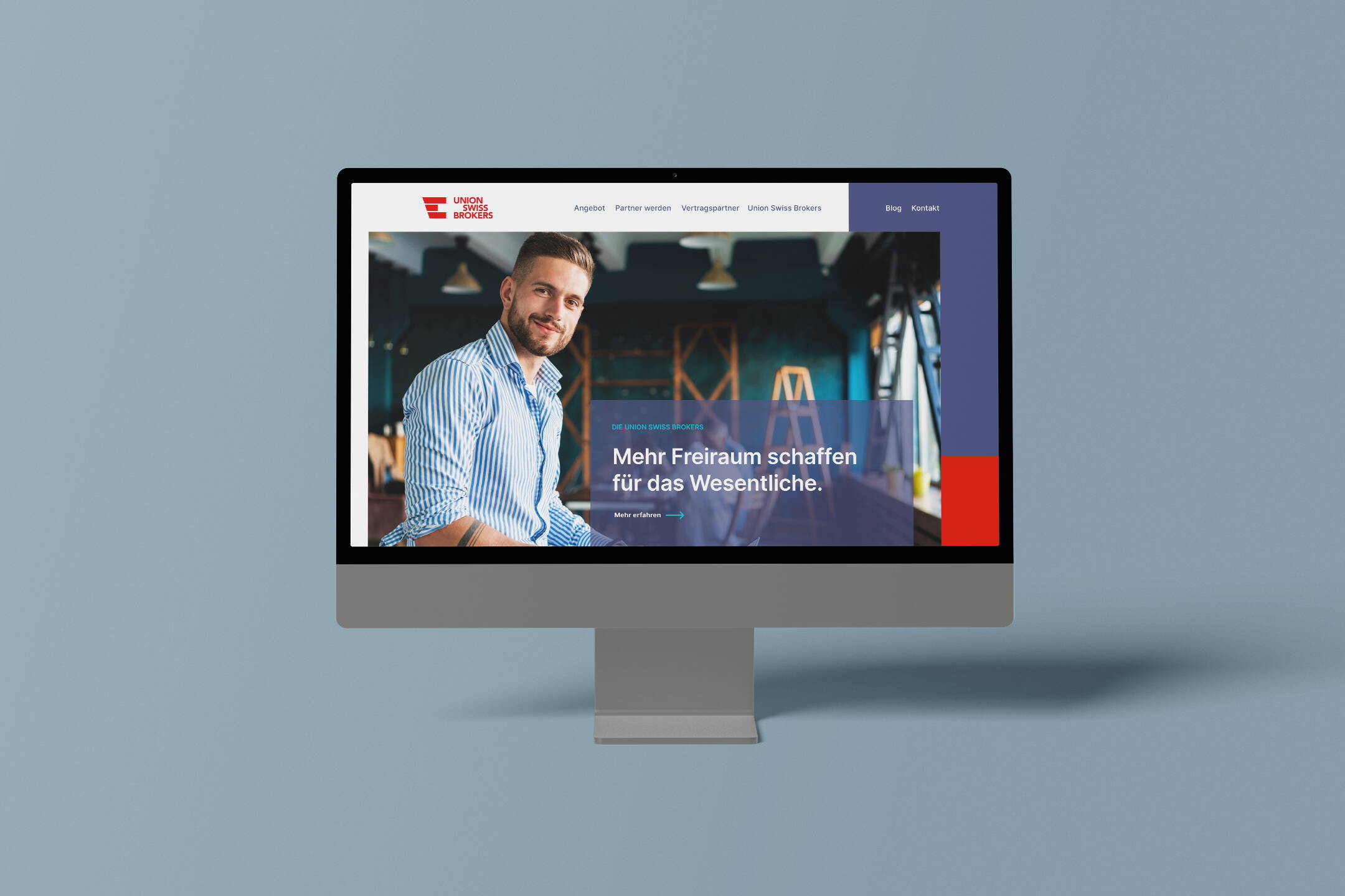 Stärken Sie Ihre Marke mit einer einzigartigen Identität. Entdecken Sie, wie GetLead AG die Markenidentität der Union Swiss Brokers Holding AG erfolgreich gestaltet hat.