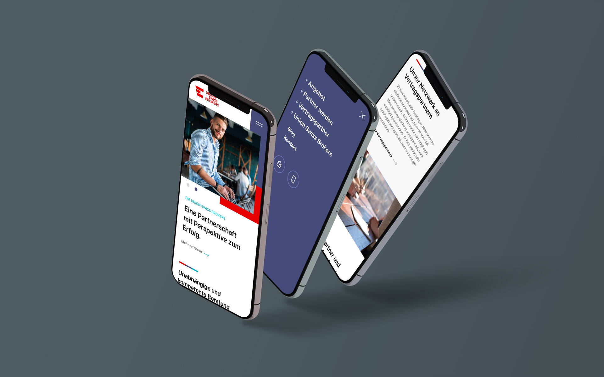 Erleben Sie die Kraft einer starken Markenidentität. GetLead AG hat die Union Swiss Brokers Holding AG erfolgreich bei ihrem Branding unterstützt.